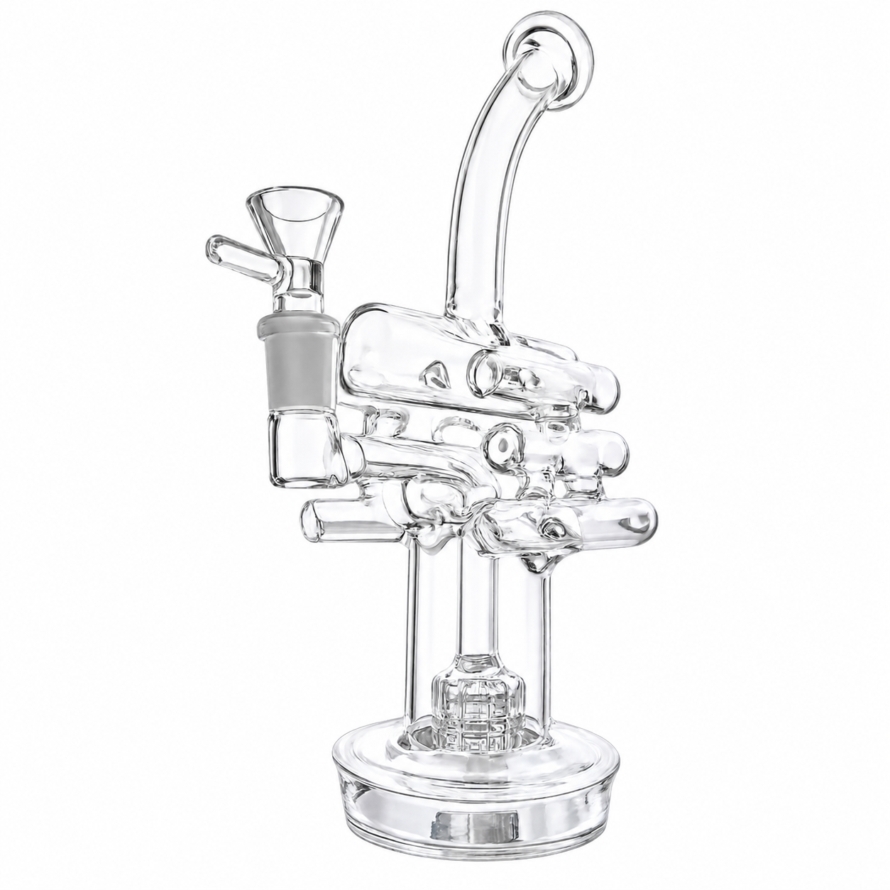 Matrix Perc Glass Water Pipe Recycler Hookah Pipe バブラー #MPG