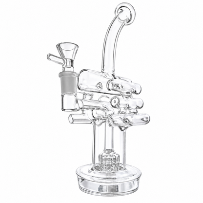 Matrix Perc Glass Water Pipe Recycler Hookah Pipe バブラー #MPG