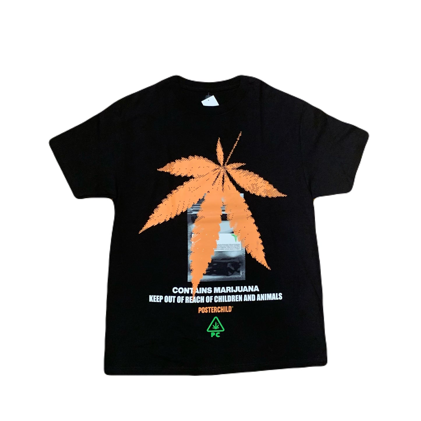 PosterChild ポスターチャイルド Leaf Black T-Shirt Tシャツ ブラック