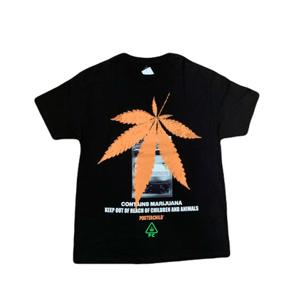 PosterChild ポスターチャイルド Leaf Black T-Shirt Tシャツ ブラック