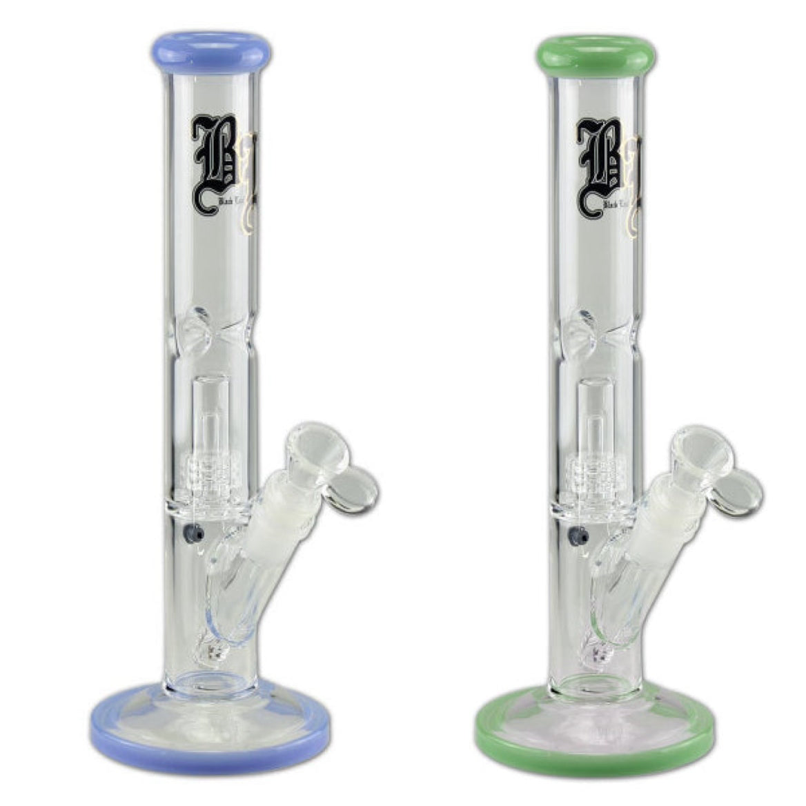 Black Leaf ブラックリーフ Zylinder Water Pipe Ice mit Trommelperkolator grün 水パイプ #251876