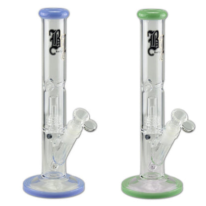 Black Leaf ブラックリーフ Zylinder Water Pipe Ice mit Trommelperkolator grün 水パイプ #251876