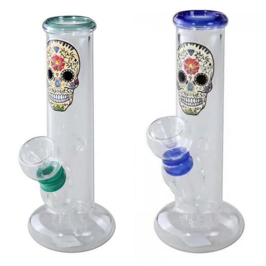 Mini Glass Water Pipe SKULL ミニ水パイプ #2018254