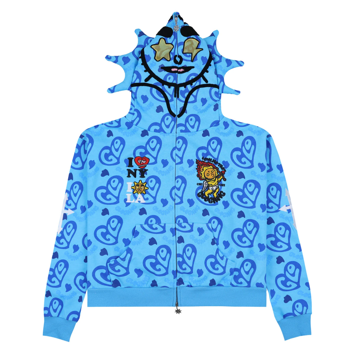 Glo Gang グロ・ギャング 
 I Heart Glo Full Zip Hoodie フーディ