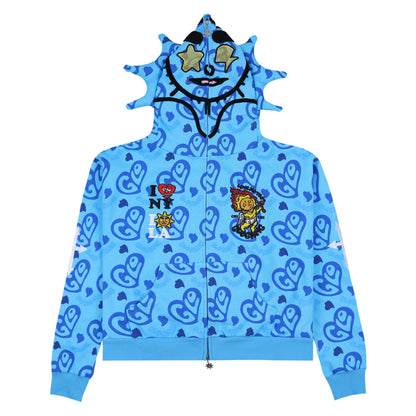 Glo Gang グロ・ギャング 
 I Heart Glo Full Zip Hoodie フーディ