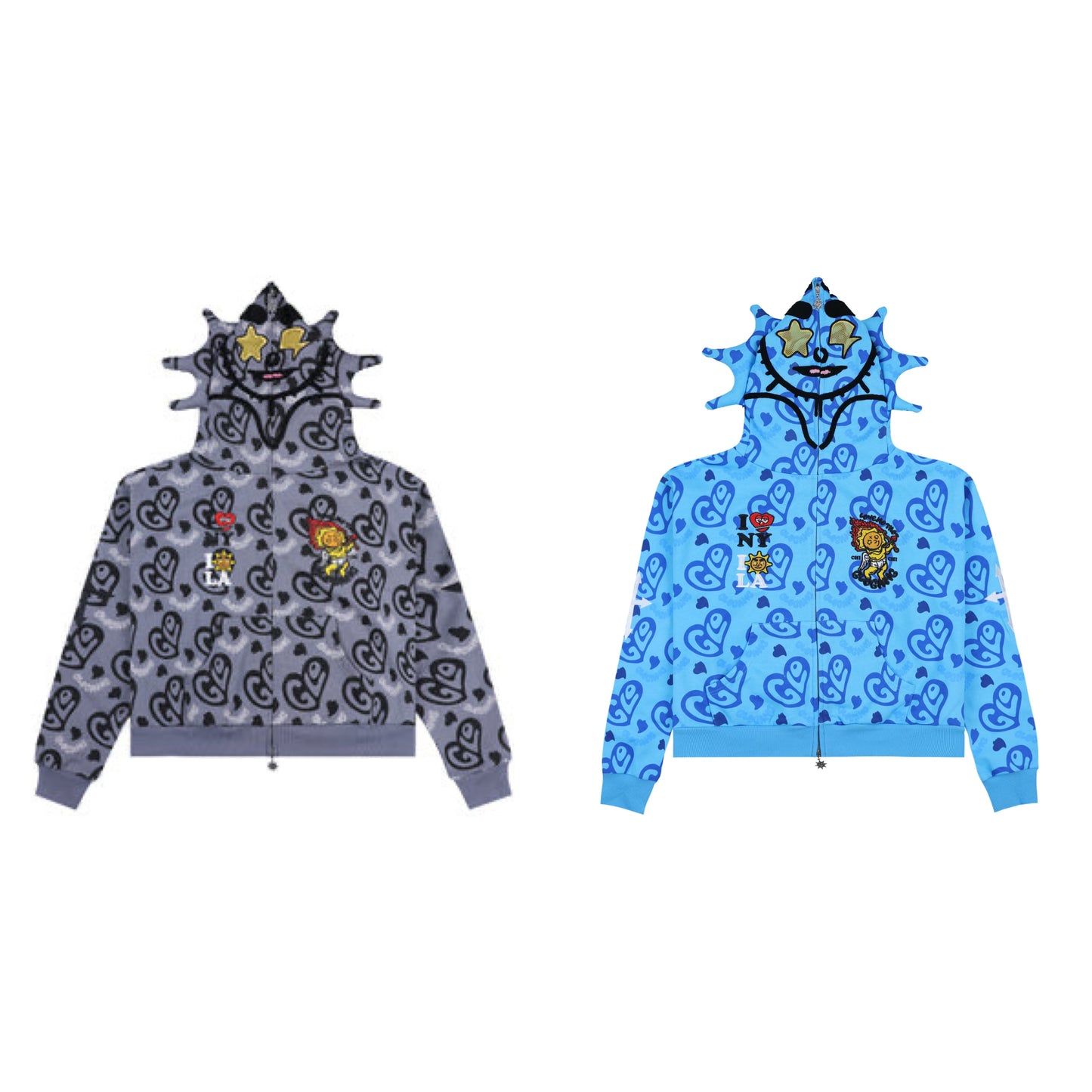 Glo Gang グロ・ギャング 
 I Heart Glo Full Zip Hoodie フーディ