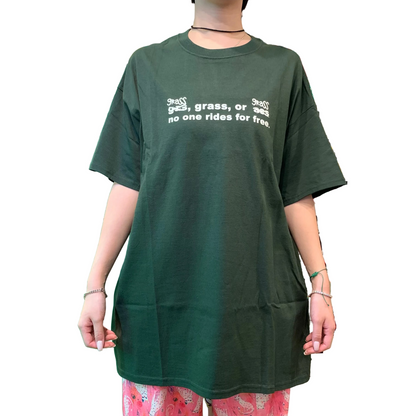 HOTBOX SESSIONS ホットボックスセッションズ " NO ONE RIDES FREE" Tシャツ グリーン/ネイビー/ブラック