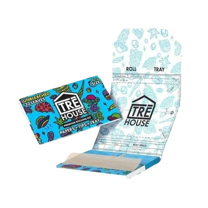 TREHouse トレハウス Premium Unbleached Rolling Papers + Tips Kit ペーパー+フィルター+トレイ