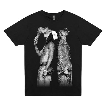 TAYLOR GANG テイラーギャング WIZ KHALIFA X SNOOP DOGG JOINT SMOKING TEE