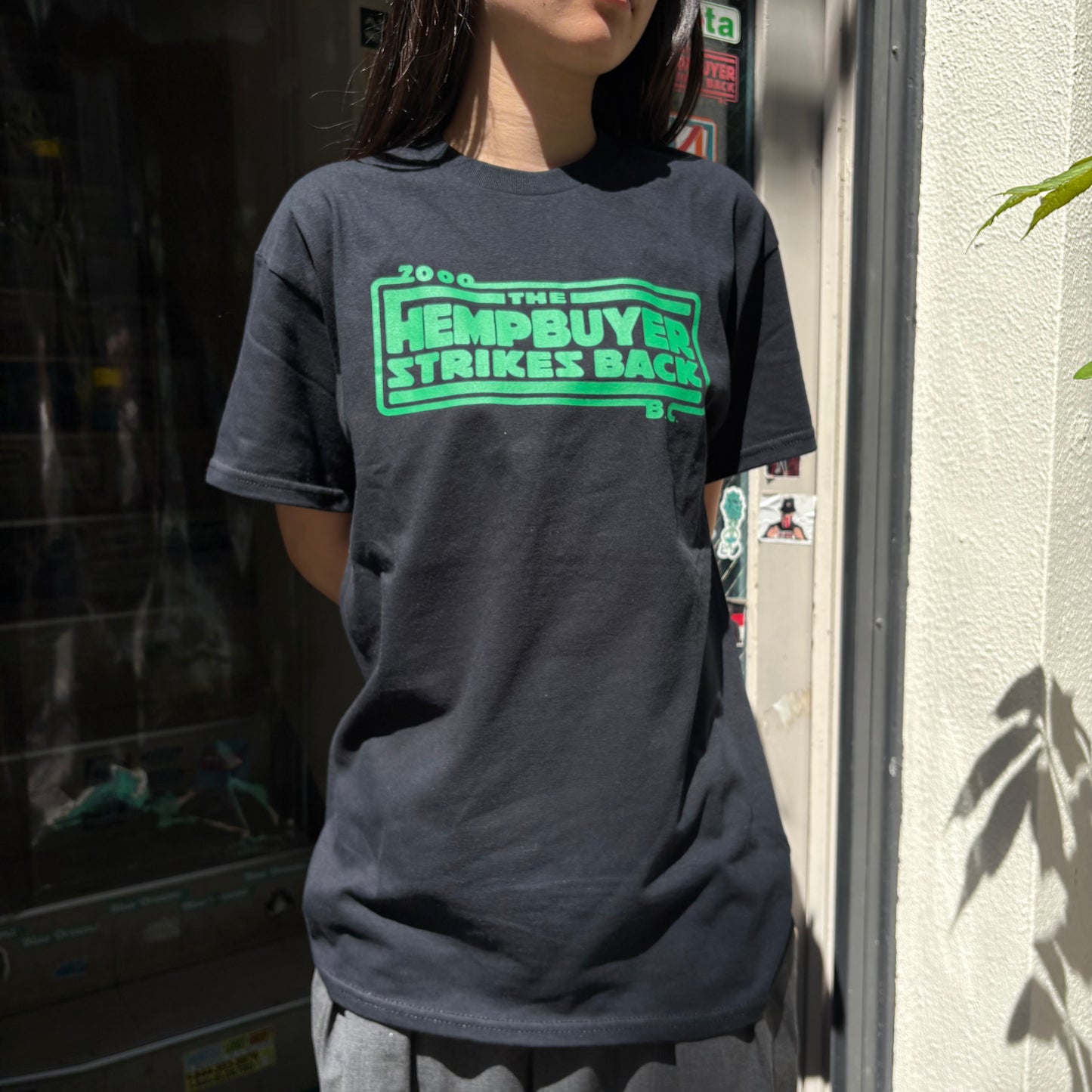 2000B.C. ORIGINALS ツーサウザンドビーシーオリジナル TEE "HEMP BUYER STRIKES BACK" Tシャツ ホワイト/ブラック/グレー/グリーン