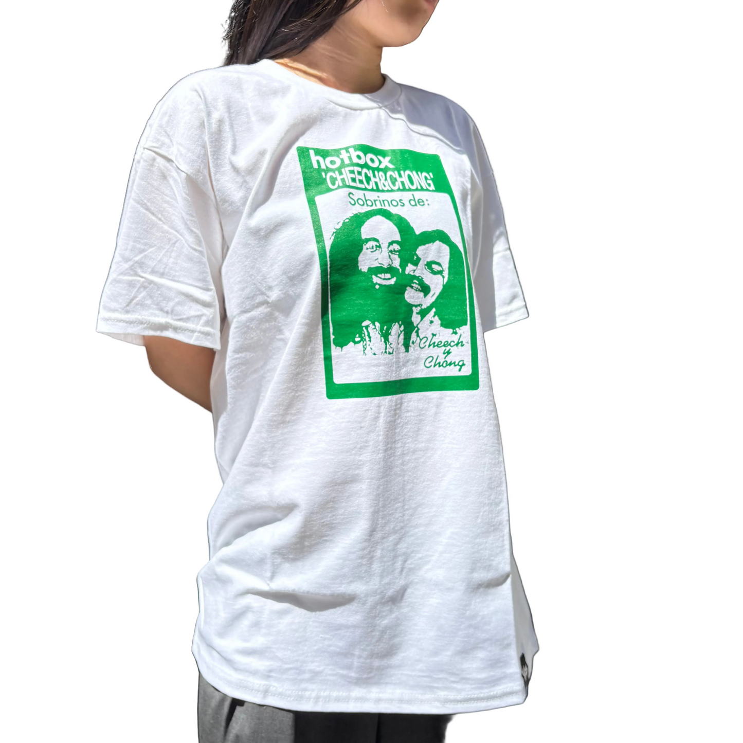 HOTBOXSESSIONS ホットボックスセッションズ  "Smith" Tシャツ ホワイト/グレー
