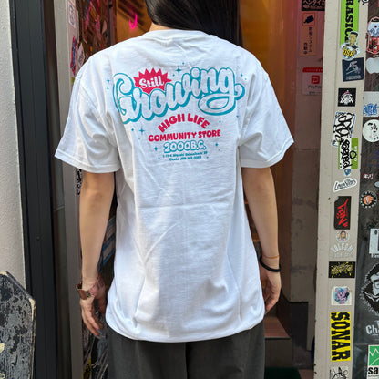 2000B.C. ORIGINALS ツーサウザンドビーシーオリジナルズ TEE "Still Growing"   Tシャツ ホワイト/ブラック