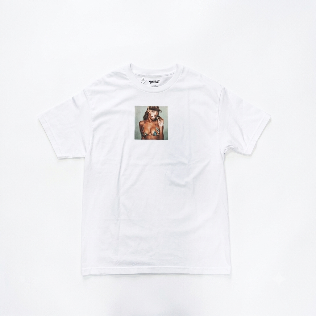 Popular Demand ポピュラーデマンド Blaze White  Tee Tシャツ