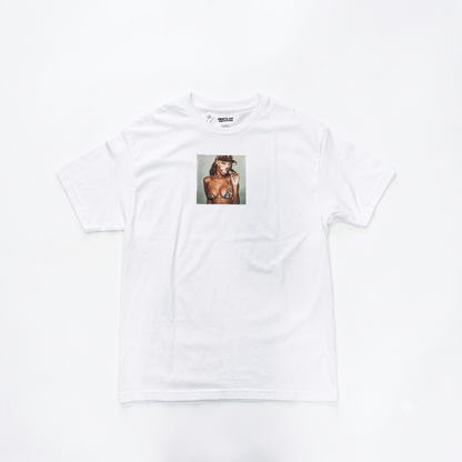 Popular Demand ポピュラーデマンド Blaze White  Tee Tシャツ