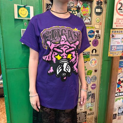 Glo Gang グロギャング 
Glo Brain Tee (Purple/Black) Tシャツ