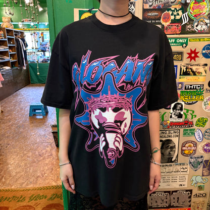 Glo Gang グロギャング A Glory World (Black) Tシャツ