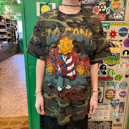 Glo Gang グロギャング 
American Glory Tee (Camo/Black) Tシャツ