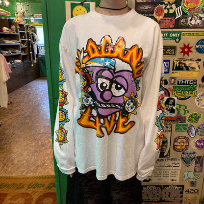 GLO GANG グロギャング Love White LONG SLEEVE TEE L/S ロンTシャツ ホワイト
