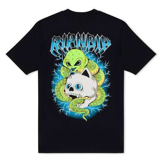 RIPNDIP リップンディップ Skull & Bones Black T-Shirt Tシャツ