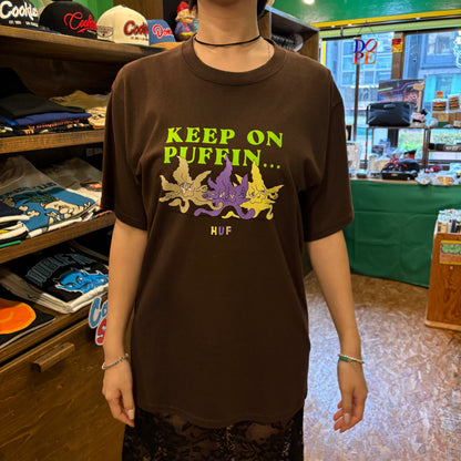 HUF ハフ POTTED T-Shirt Tシャツ ブラウン