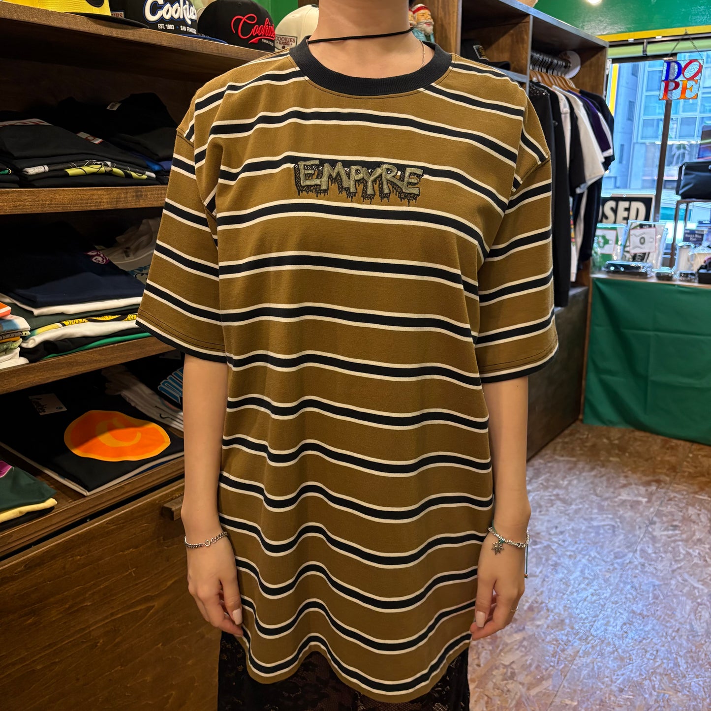 Empyre エンパイア Stove Top Sand Stripe T-Shirt Tシャツ サンド