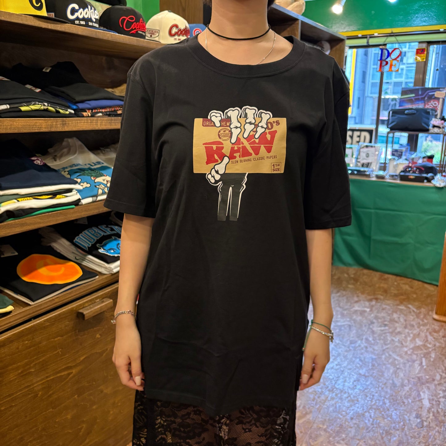 RAW ロウ Bones T-Shirt  Black Tシャツ