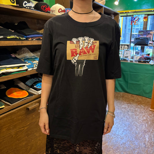 RAW ロウ Bones T-Shirt  Black Tシャツ