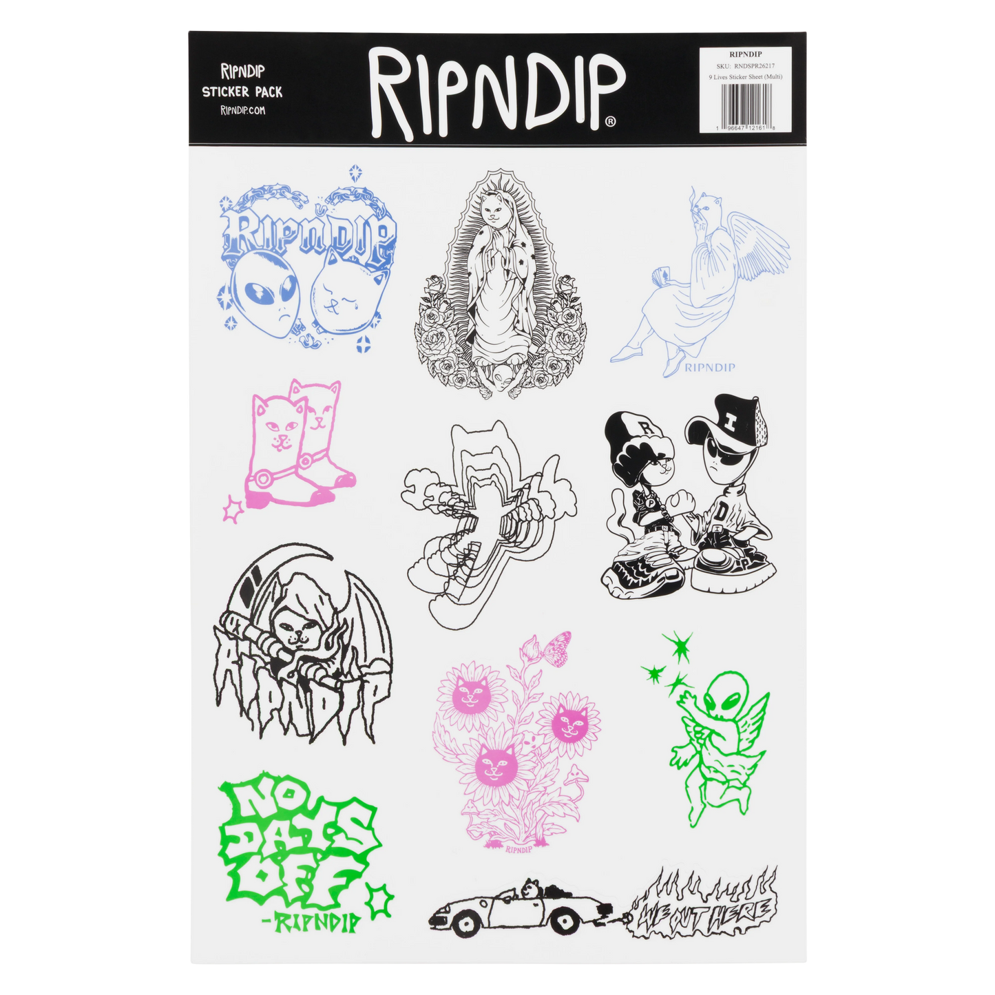 RIPNDIP リップンディップ Sticker Pack ステッカーパック