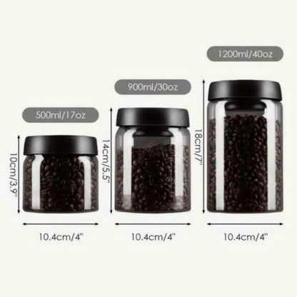 Storage Jar Containers (調湿剤付き)真空ジャー
