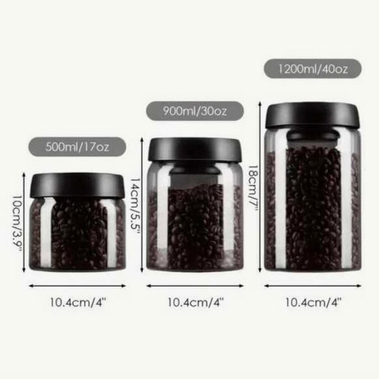 Storage Jar Containers (調湿剤付き)真空ジャー