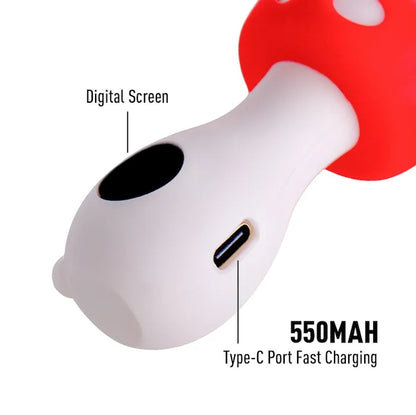 E-MUSH Digital Screen Mushroom Battery 510バッテリー ベポライザー