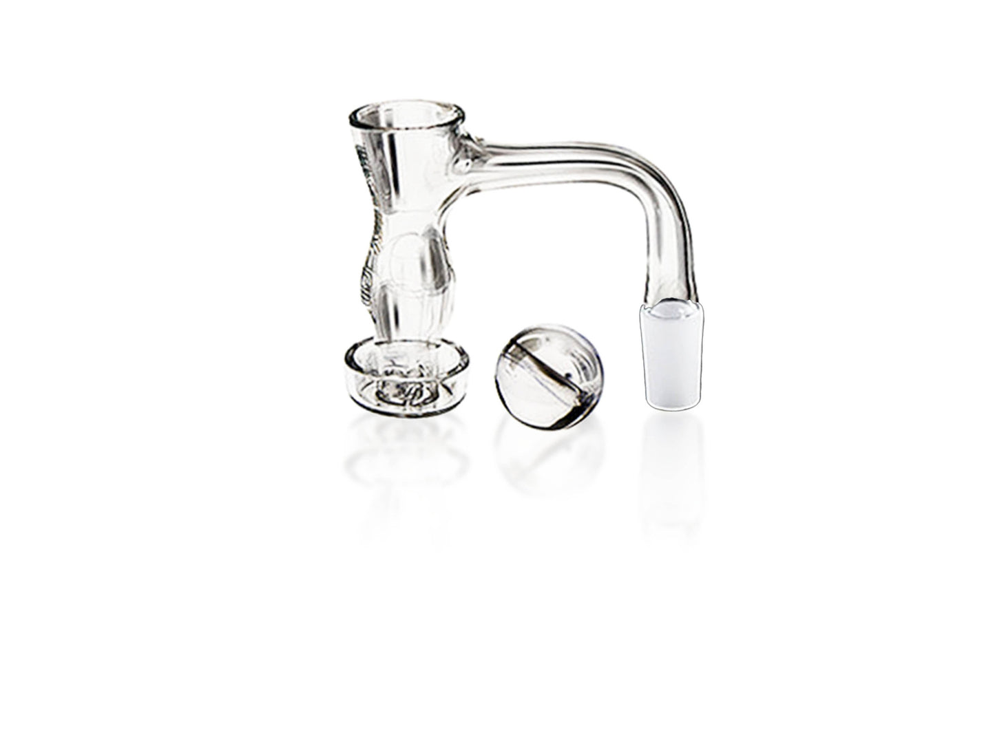 SPACE KING スペースキング Fully Fused Long Barrel Terp Slurper Banger Kit ガラスバンガー＆バンガーキャップ