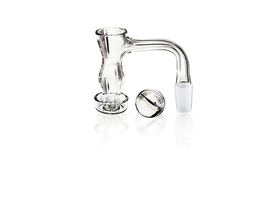 SPACE KING スペースキング Fully Fused Long Barrel Terp Slurper Banger Kit ガラスバンガー＆バンガーキャップ