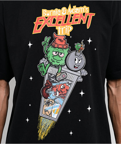 The High & Mighty ザハイアンドマイティー Adam Bomb Wild Trip Black T-Shirt Tシャツ