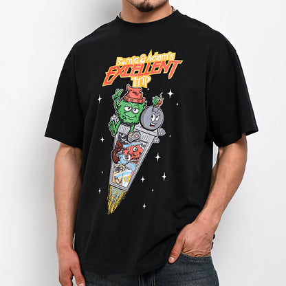 The High & Mighty ザハイアンドマイティー Adam Bomb Wild Trip Black T-Shirt Tシャツ