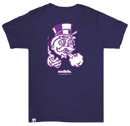 seedleSs シードレス Weed Money s/s t-shirts Made in U.S.A Tシャツ ネイビー