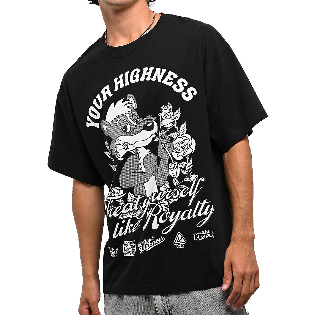 Your Highness ユアハイネス Skunk Royalty Black T-Shirt Tシャツ