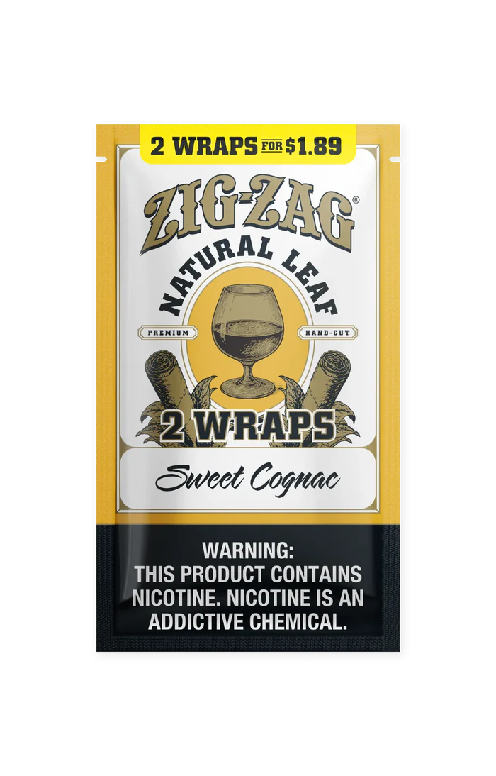 Zig-Zag ジグザグ Natural Leaf Flatwraps ブラント（2枚入り）