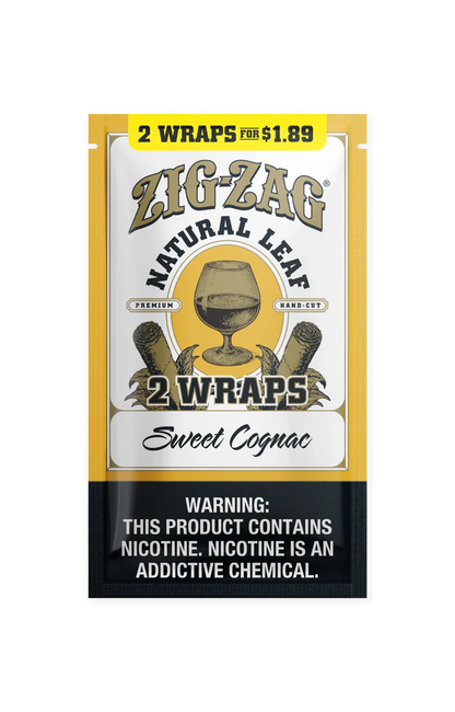 Zig-Zag ジグザグ Natural Leaf Flatwraps ブラント（2枚入り）