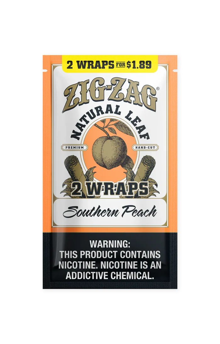 Zig-Zag ジグザグ Natural Leaf Flatwraps ブラント（2枚入り）