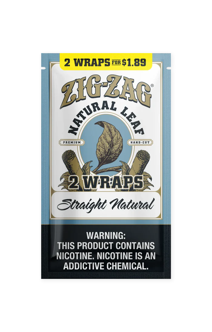 Zig-Zag ジグザグ Natural Leaf Flatwraps ブラント（2枚入り）