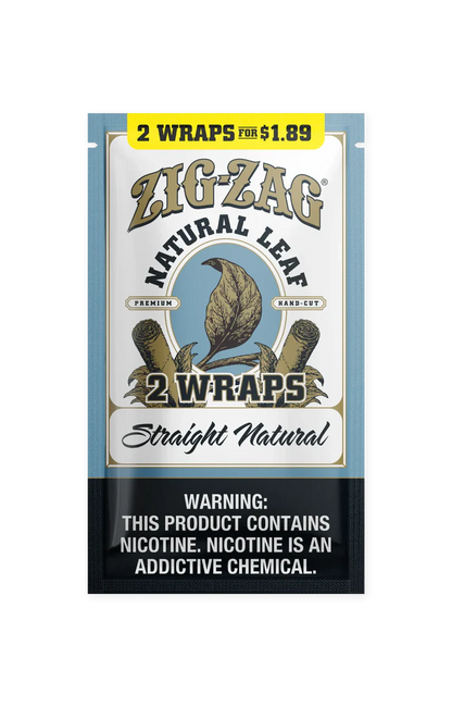 Zig-Zag ジグザグ Natural Leaf Flatwraps ブラント（2枚入り）
