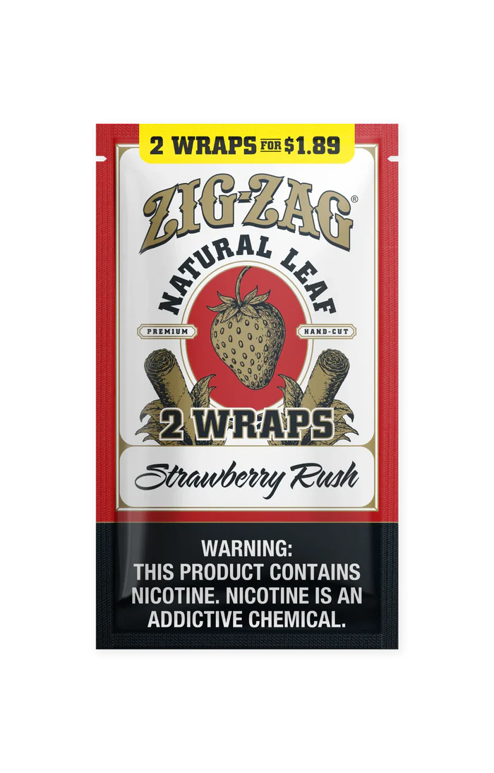 Zig-Zag ジグザグ Natural Leaf Flatwraps ブラント（2枚入り）