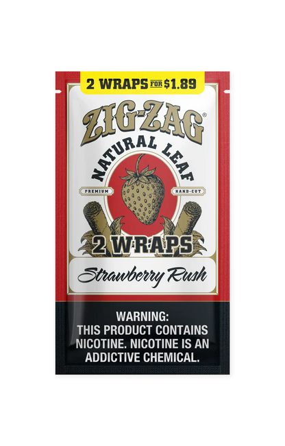 Zig-Zag ジグザグ Natural Leaf Flatwraps ブラント（2枚入り）