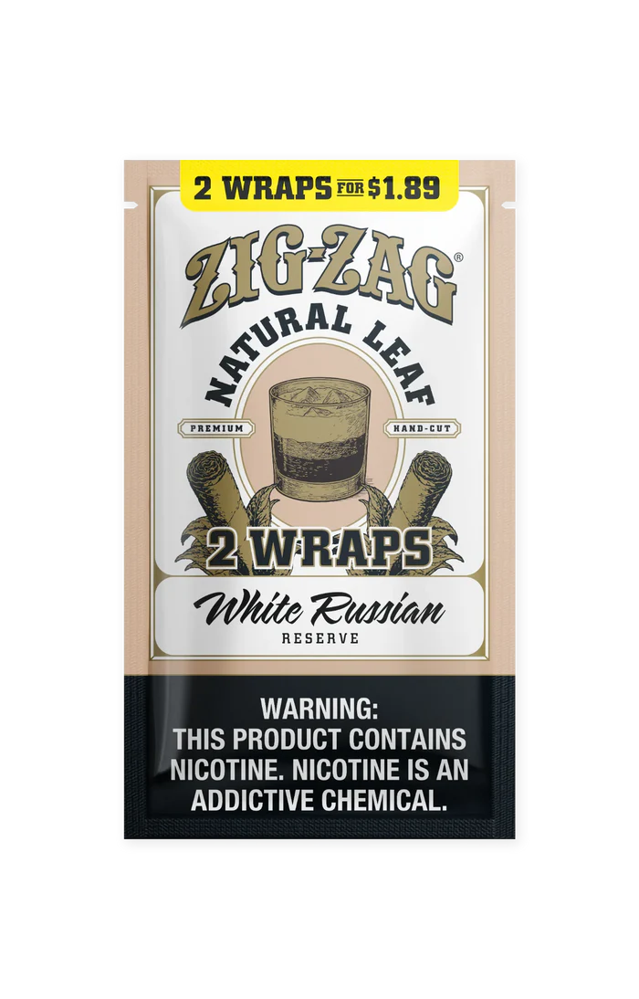 Zig-Zag ジグザグ Natural Leaf Flatwraps ブラント（2枚入り）