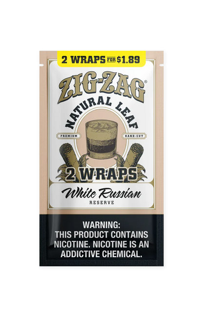 Zig-Zag ジグザグ Natural Leaf Flatwraps ブラント（2枚入り）