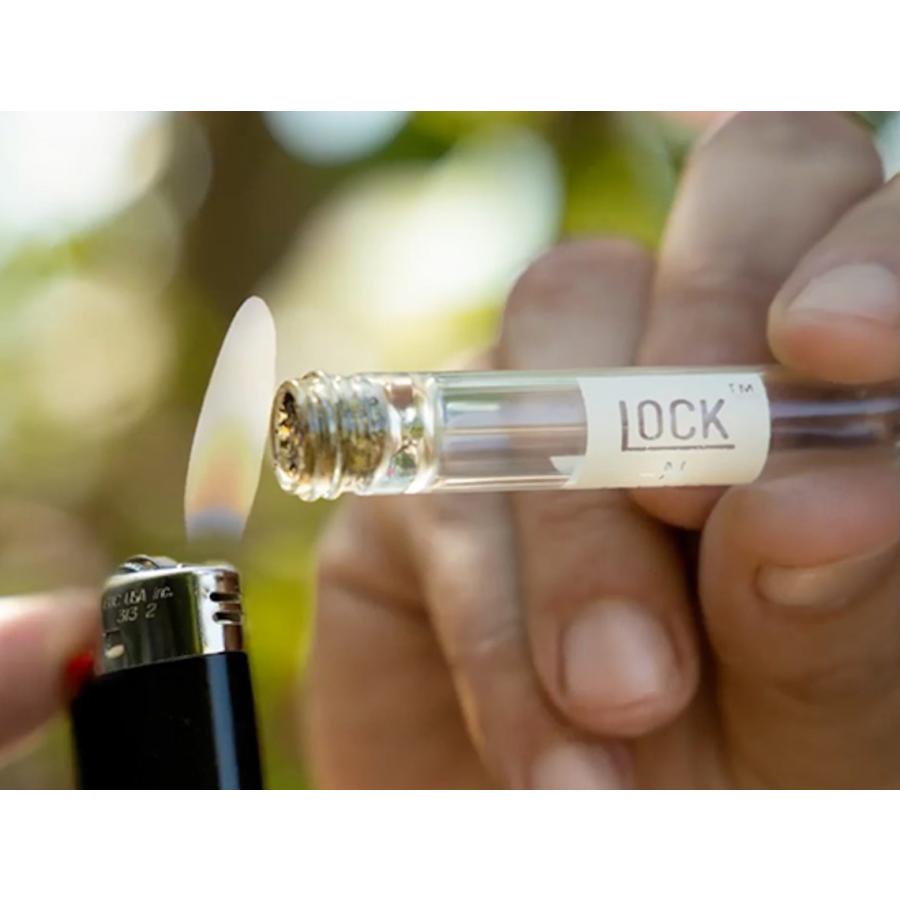 LOCK N LOAD ロックンロード CHILLUM キャップ付きガラスワンヒッター ガラスパイプ