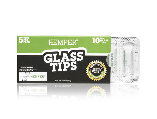 HEMPER ヘンパー GLASS TIPS 10mm 5本入り ガラスチップ