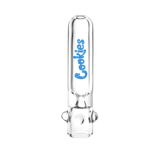 Cookies クッキーズ OG Glass Chillum クリア/ブラック  ワンヒッターパイプ #黒/青