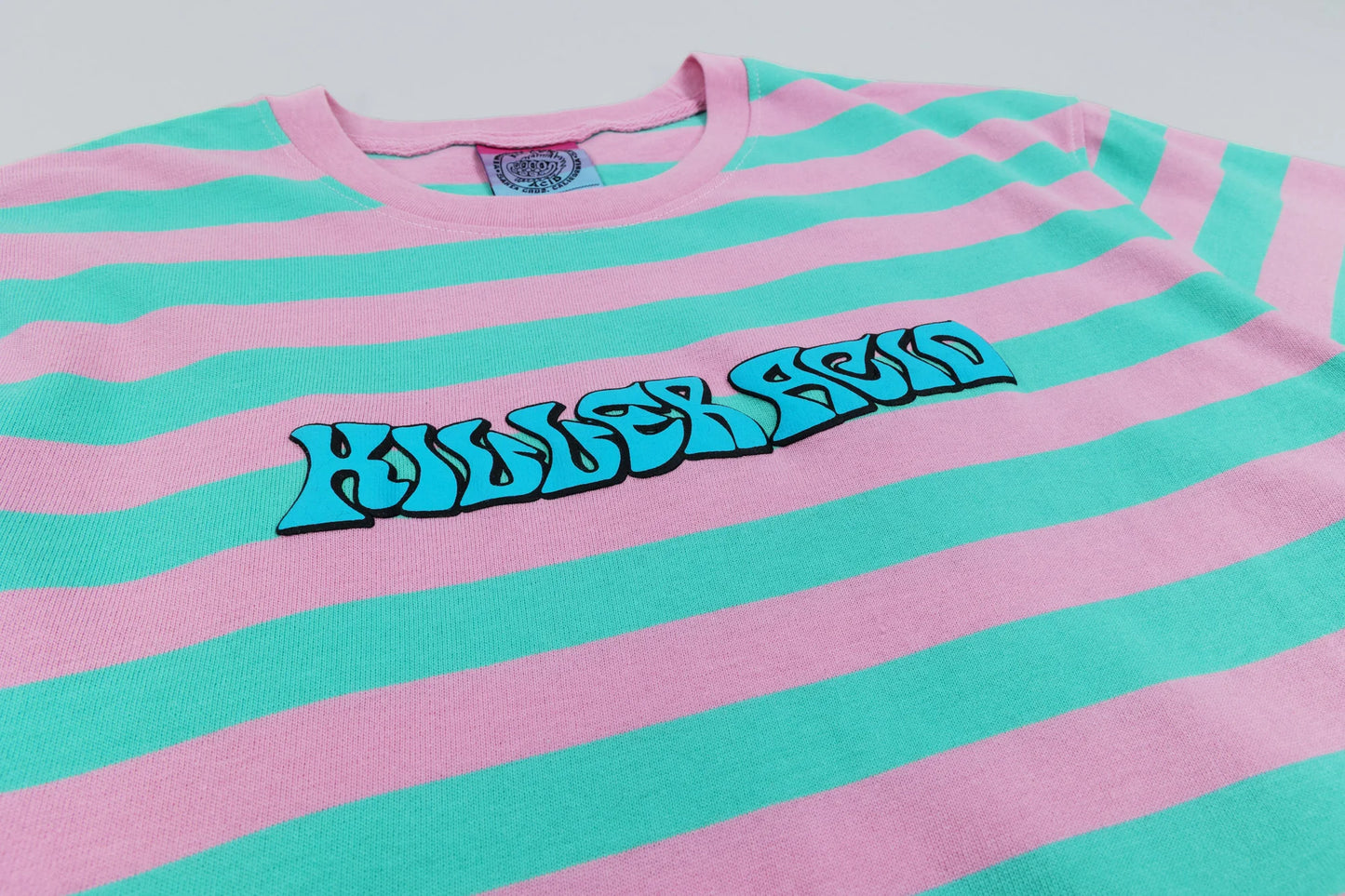 Killer Acid キラーアシッドFeel Good Pink & Green T-Shirt Tシャツ ピンク